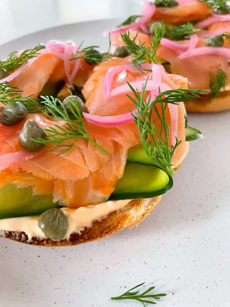 Smoked Salmon Bagels