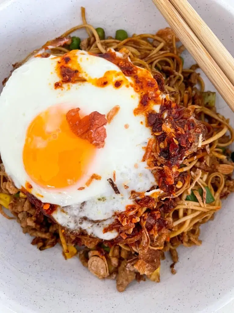Sticky Pork Noodles Recipe