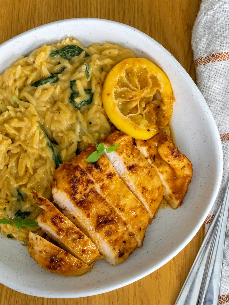 Creamy Lemon Chicken Risoni Orzo