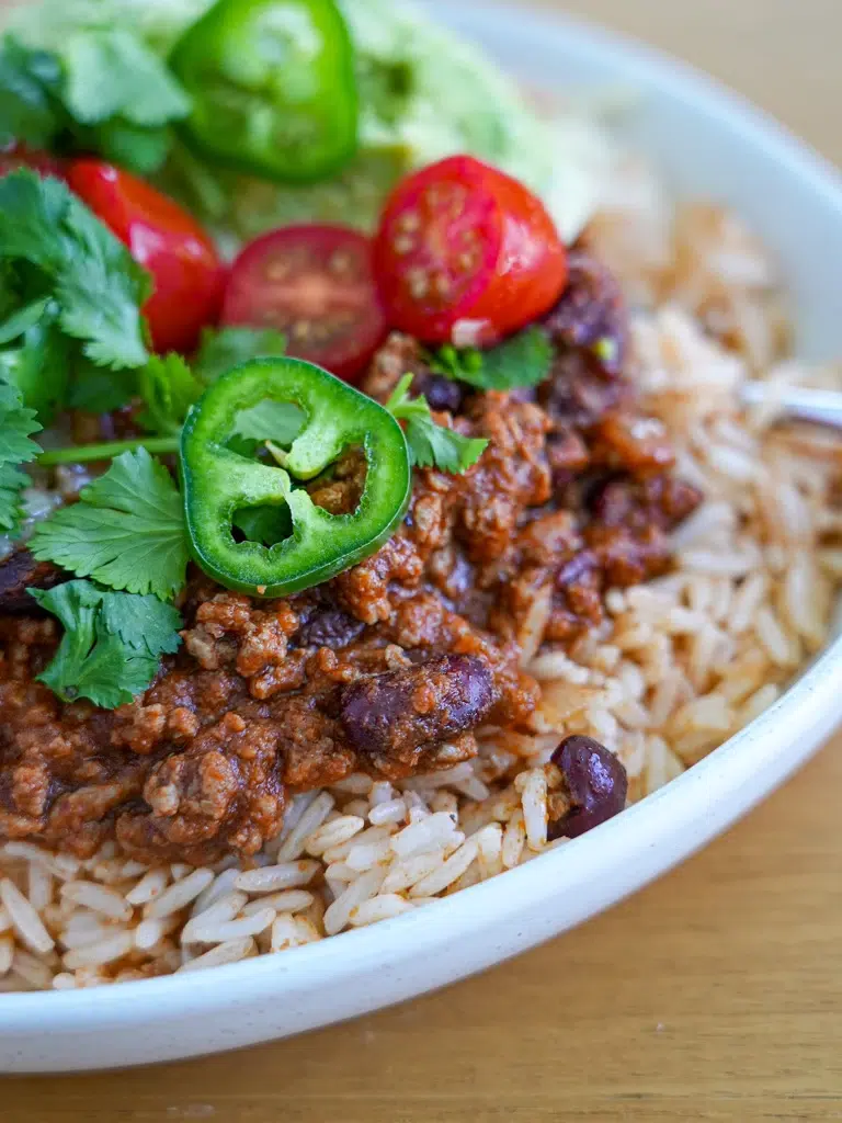 Quick Mexican Beef Rice Bowls