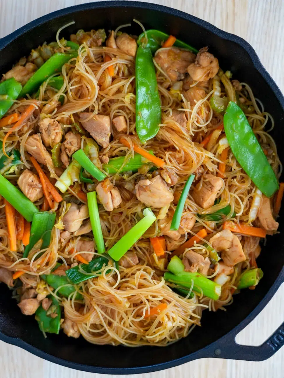 Filipino Stir-Fried Noodles with Chicken