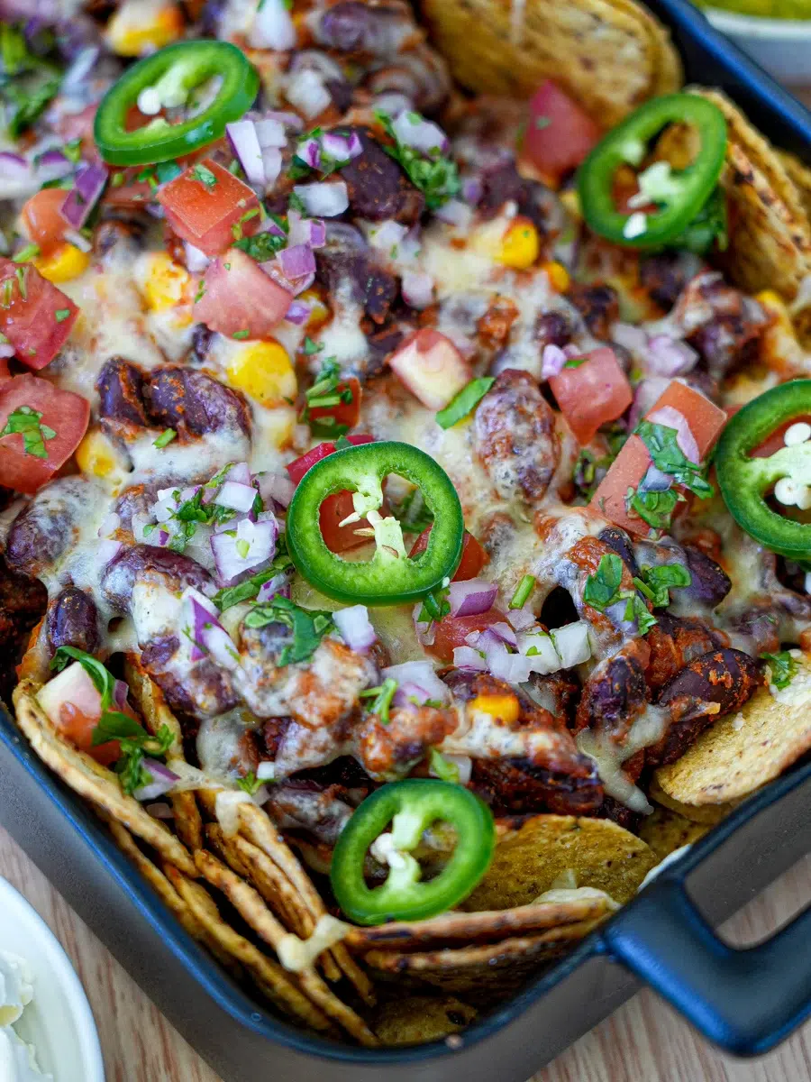 Loaded Veggie Nachos