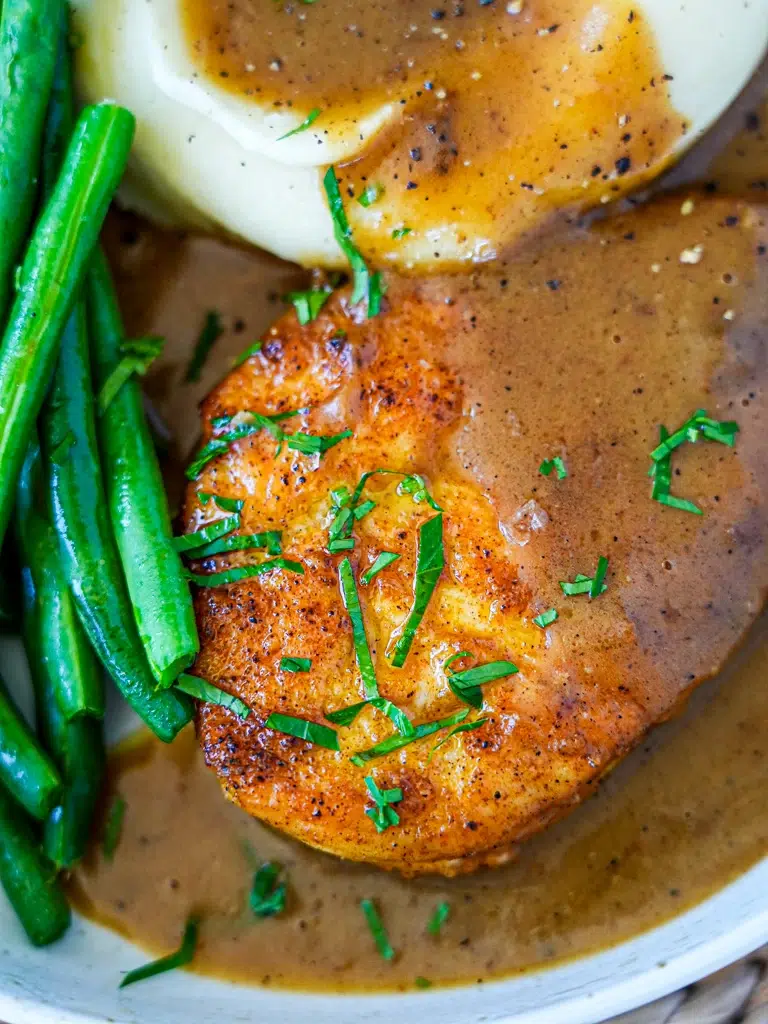 Chicken with Homemade Gravy