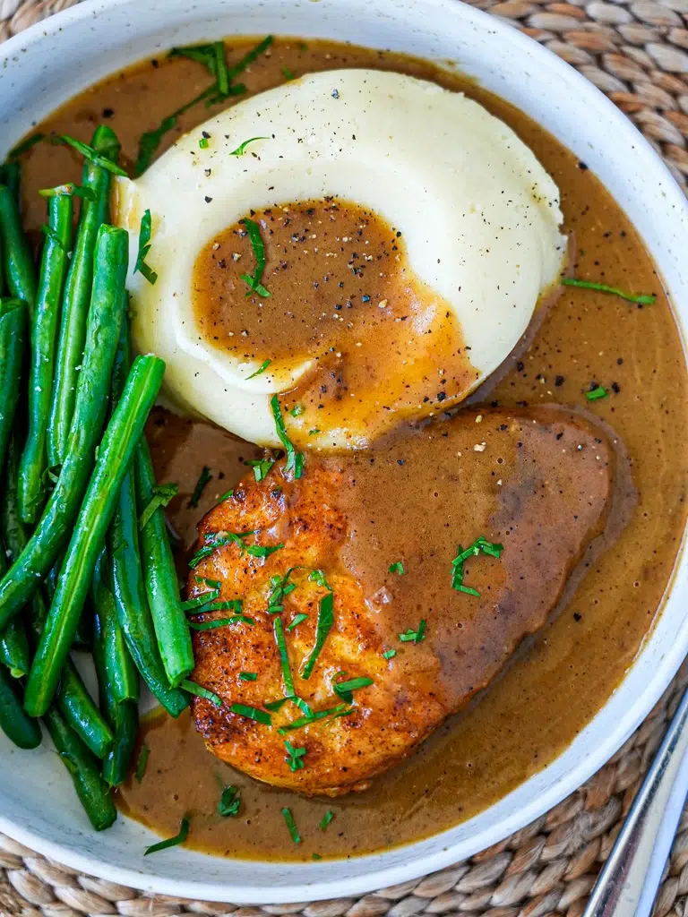 Chicken with Homemade Gravy