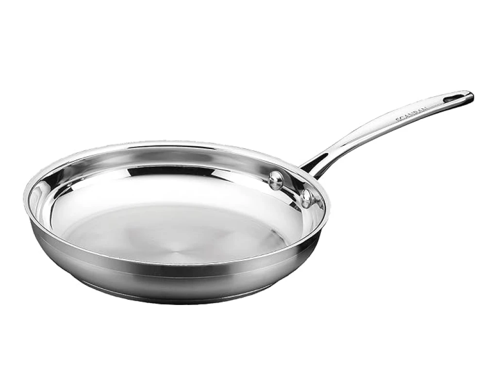 stainless steel frying pan