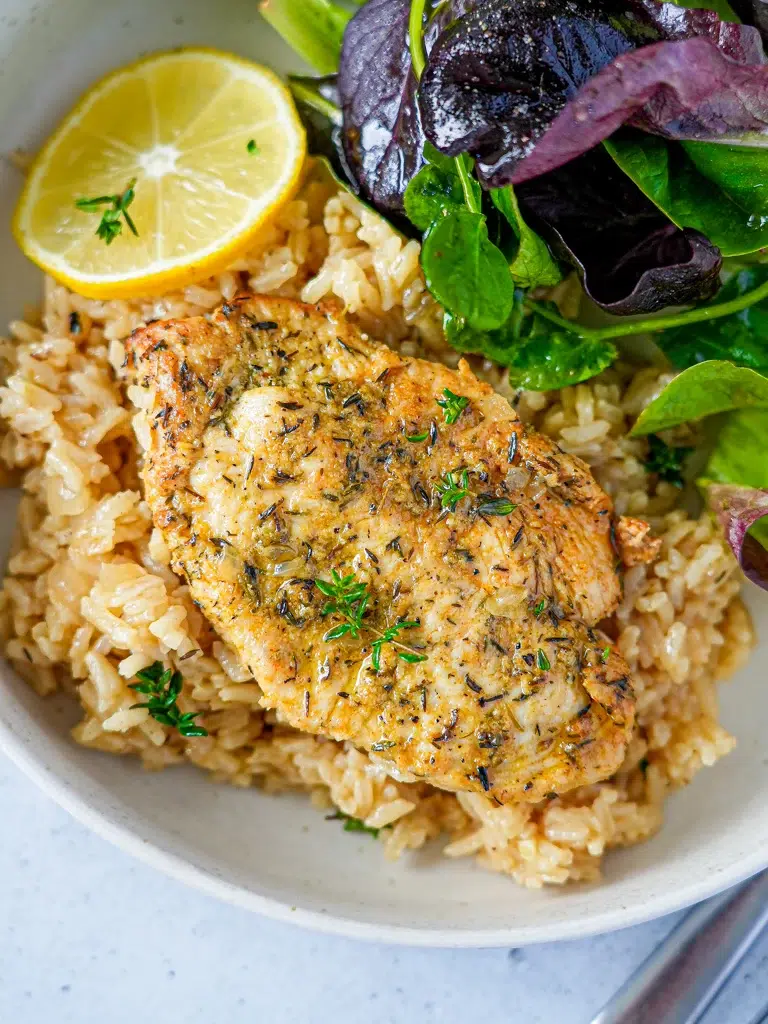 One-pan Lemon Herb Chicken Rice