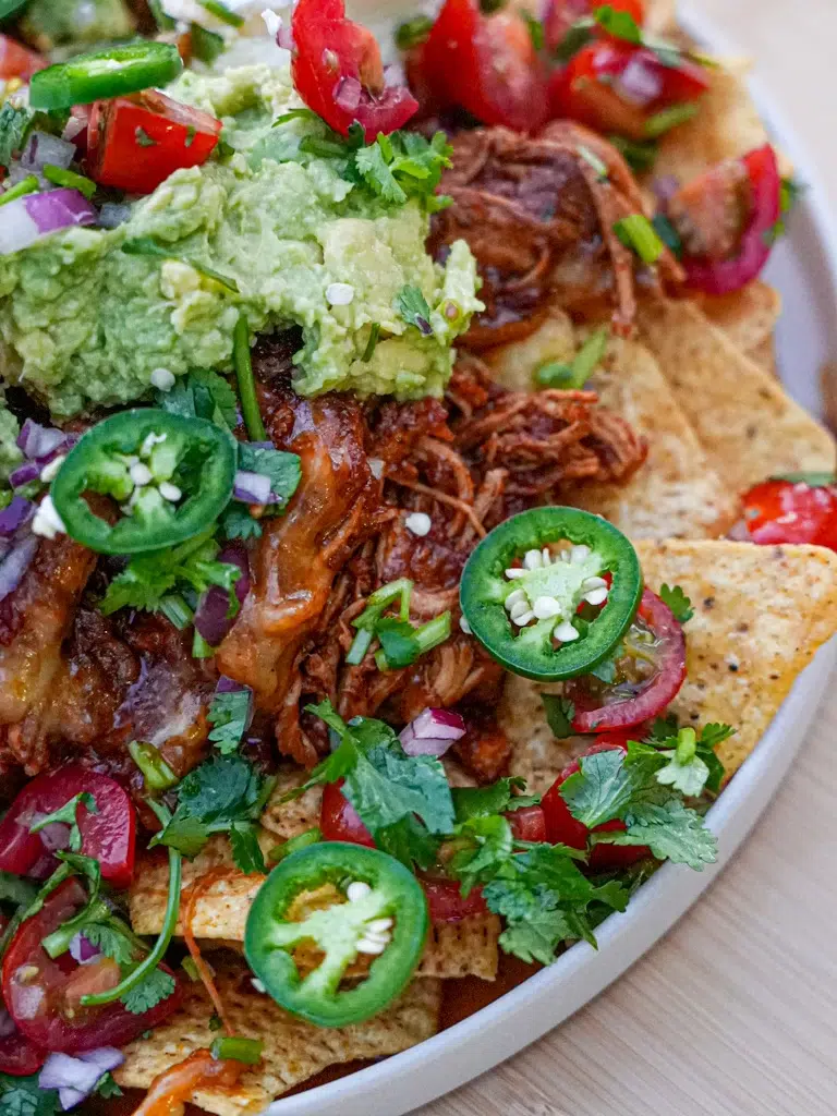 Mexican Pulled Chicken Nachos