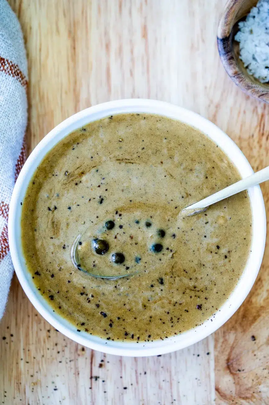 Creamy Peppercorn Sauce Serving Bowl