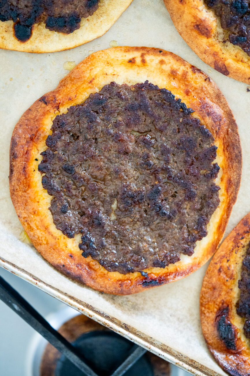 Gyros Smashed Tacos Cooking Step