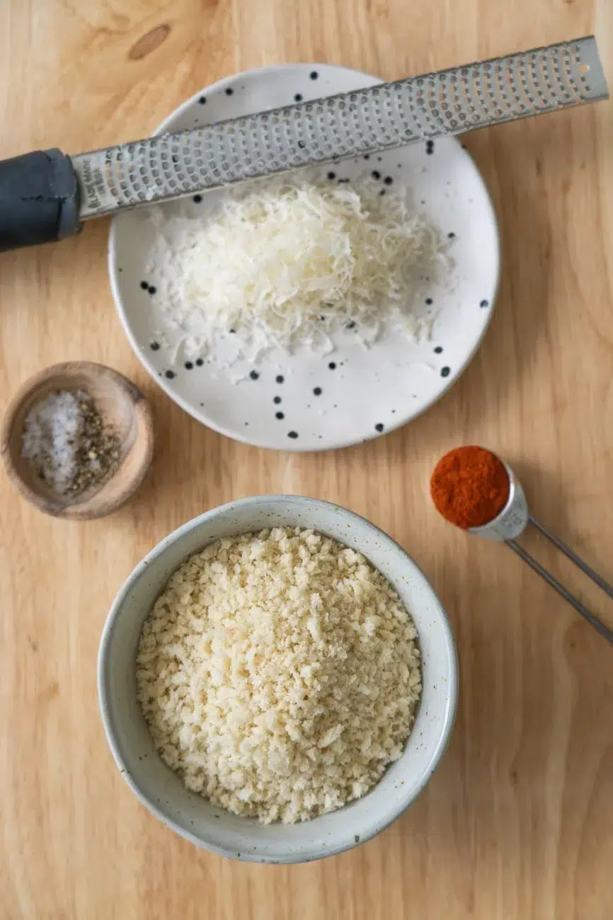 Breadcrumb Ingredients for Baked Chicken Nuggets Recipe