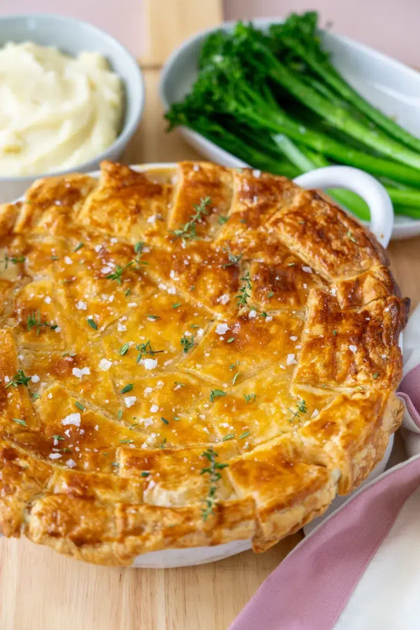 Creamy Chicken and Leek Pot Pie