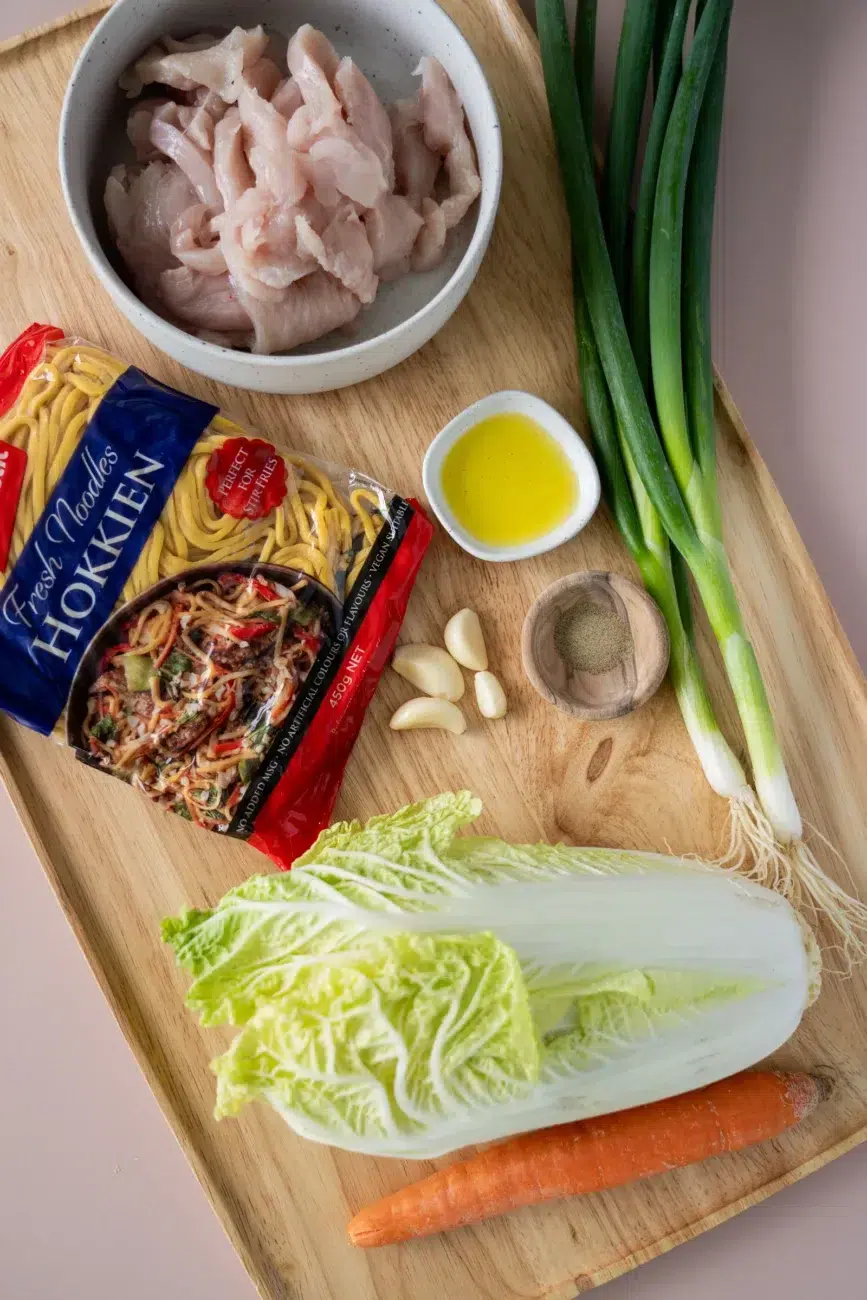 soy noodle recipe stir-fry ingredients